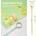 IAEUAEO Baby Bottle Holder 2PK - Sippy Cup Strap Leash | Food Grade Silicone Toy Straps | Keep Bottles and Cups Off The Floor - Buy Online on GoSupps.com