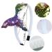 Totelux Mermaid Headband - Reversible Fish Tail Hair Hoop with Pearl for Women & Girls - Light Purple - Buy Online on GoSupps.com