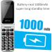 Artfone F20 Big Button Mobile Phone for Elderly - Sim Free, Easy to Use, SOS Button, Torch, FM Radio - 2.4 LCD Display - Blue - Buy Online on GoSupps.com