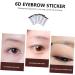 SKISUNO 5pcs D Stickers Tattoos Temporary Sticker Shaping Transfers Eyebrow Eyebrows Makeup False Bionic 21x15cm Brown - Buy Online on GoSupps.com