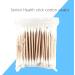 High-Quality Wooden Cotton Swabs - 80 Pack Double Headed for Makeup Ear Cleaning & More - Buy Online on GoSupps.com