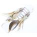 Mytoptrendz Pack of 12 Feather Clip in Hair Extensions with Glitter Kirby Bobby Pin Grip Slide ((Natural brown tone white mix) Natural brown white mix - Buy Online on GoSupps.com