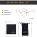 Shop LJczka Cat Eyes Glasses for Women | Retro Blue Light Block Glasses in Pink | Perfect for PC TV & Cell Phone Use - Buy Online on GoSupps.com