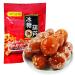 Old Beijing Rock Sugar Gourd 400g/bag Hollow Hawthorn Ball Cake Candied Fruit Delicious Snack Gifts Chinese Special Food dim Sum Dessert Sweet and Sour Fruit Candy (4bags)