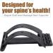 Multi-Level Magnetic Back Support & Lumbar Stretcher for Pain Relief | Relaxation & Spine Massage - Buy Online on GoSupps.com