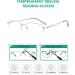 Eyekepper Unisex Reader's Reading Glasses - Rectangular & Semicircular Half-Burning Design 1 Pack Silver - Stylish & Comfortable Vision Solution - Buy Online on GoSupps.com