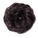 SEGO hairpiece bun hair tie hair extension VOLUMINOUS hair knot extensions updos medium brown #M4