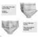 Ecnobia - 100 Pack Disposable Safety Face_Masks Non-Woven Thick 3-Layer Breathable with Comfortable Elastic Earloop Anti-Droplets & Haze Dust Mouth and Nose Protection Adults Size - Grey 100 count (Pack of 1) Grey - Buy Online on GoSupps.com
