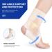 Galvaran Ankle Brace for Men & Women - Ultra Thin Adjustable Compression Support for Plantar Fasciitis Sprains & Tendinitis - One Size Fits All - Buy Online on GoSupps.com