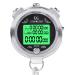 Laopao stopwatch 1/1000 seconds Precision 100 pieces of memory data LCD electronic digital chronograph timer with luminaire function & silence function for football sports referee trainer ys2018-100