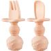 Pandaear 2 Series Silicone Baby Plates - Divided Non-Slip Suction Plates with 2 Baby Forks | BPA Free BLW Dining Set for Kids - Buy Online on GoSupps.com
