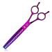 Jason 7.5 "Chunker scissors - professional effilator scissors for dogs thinning scissors dog scissors with 16 teeth Japanese stainless steel fur scissors for dogs purple teaspoon chunker