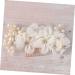 minkissy Rhinestone Pearl Hair Comb bridal hair accessory Wedding Headpiece Bridal Hair Comb Bridal Vintage bride headpieces for wedding flower hairpin toothed white Mother Wedding - Buy Online on GoSupps.com
