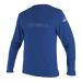 O'Neill Wetsuits Men's O'Neill Basic Skins UPF 50+ Long Sleeve Sun Shirt Medium Pacific
