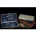 Suvorna Professional Men's Grooming Kit 4 Pcs for Facial Hair Removal & Trimming - Mustache, Beard, Ears, Nose, Eyebrow Scissors, Slant Tweezers (Dark Blue) - Buy Online on GoSupps.com