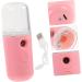 Mini Humidifier Steamer Pot Mini Home Humidifier Hot Face Sprayer Face Steamer Spray Meter Make up - Buy Online on GoSupps.com