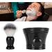 Hushui 3-in-1 Beard Foam Brush with Stand Bowl | Soft Nylon Fast Drying & Hair Residue Removal | Ideal Grooming Tool for Men - Buy Online on GoSupps.com