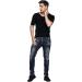 Odoland Men's Slimming Shirt 3-Pack - Thermal Compression Base Layer for Slim Muscle - White/Grey/Black, Large - Buy Online on GoSupps.com