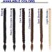 Leeven 34 Inch Synthetic Ponytail Hair Extension in Natural Chocolate Blonde - Pack of 1 | 8# / Chocolate Brown - Buy Online on GoSupps.com