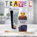 Dental Herb Company Tonic Mouthwash & Essentials Toothpaste Travel Kit - Natural Relief for Bad Breath Bleeding Gums & Irritated Gums - 2 oz Mouthrinse & 1 oz Toothpaste - Buy Online on GoSupps.com