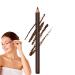 Eyeliner pen doublesided eyeliner pen durable cosmetic items for home school on the road and business trip dark brown