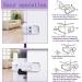 DHinkyoung 4 Pcs Safe Cupboard Locks Update Child Proof Drawer Locks Dual-Button Baby Proofing Corner Locks with Strong Adhesive for Cabinet Cupboard Drawer Refrigerator Oven Trash Toilet - Buy Online on GoSupps.com