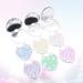 Minkissy Portable Heart Pocket Mirror - Foldable Double-Sided Steel Cosmetic Mirror for Girls & Women (Random Color) - Buy Online on GoSupps.com