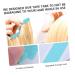 POPETPOP 6 Sheets supplies Tape for Hair Extension sticker waterproof stickers invisible lace wig wig Hair Extensions Replacement Tape double sided tape Reissue block Adhesive strip patch 2.5x1.5cm Assorted Color - Buy Online on GoSupps.com