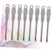 Mobestech 100pcs Ear Spoon Wax Curette - Stainless Steel Ear Cleaner Earpick (6x0.6cm) - International Shipping Available - Buy Online on GoSupps.com