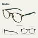 Opulize Green Tortoiseshell Reading Glasses | Large Round | Spring Hinges | Unisex | R60-6 +0.00 Magnification - Buy Online on GoSupps.com