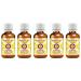 Deve Herbes Pure Sunflower Oil (Helianthus annuus) Cold Pressed (Pack of Five) 100ml X 5 (16.9 oz) 3.38 Fl Oz (Pack of 5)