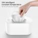 Top Heating Baby Wipe Warmer 24h Constant Temperature Keep Hydrated Large Capacity Energy Saving Wet Wipe Heater with PP ABS Silicone 393g 10W 20x12.8cm (White) - Buy Online on GoSupps.com