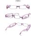 Vevesmundo Foldable Reading Glasses - Compact Anti-Blue Light Glasses for Men & Women - Purple 2.0X - Portable & Stylish - Buy Online on GoSupps.com