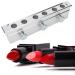 Lipstick form for the production of a lipstick kit 12.1 mm 6 holes aluminum alloy with double usage DIY lipstick shape cosmetic lip balm snap type (#2)