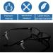 Zmdecqna Glasses Holder - 12 Silicone Anti-Slip Ear Pads for Glasses & Sunglasses - Soft Comfortable Protection (Black Transparent Brown) - Buy Online on GoSupps.com