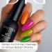 Didier Lab - Premium UV Gel Nail Polish - Brillant Neon No1- Gel Nail Varnish - Nail Art - Long-Lasting High Gloss Wear - Gel Nail Polish - Gel Nails - Glitter Gel Nail Polish - Rich Pigment - 8ml - Buy Online on GoSupps.com