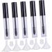 FOMIYES 10 Pcs Eyelash Brush Tube Black Lid Large Empty Tube Eyelash Serum Bottle Empty Eyelashes Bottle - Buy Online on GoSupps.com