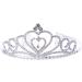 Bride Wedding Rhinestones Hair Side Comb Crystal Hair Pieces Girls Women Daily Hair Accessories Heart Crystal Headpiece - Buy Online on GoSupps.com