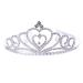 Bride Wedding Rhinestones Hair Side Comb Crystal Hair Pieces Girls Women Daily Hair Accessories Heart Crystal Headpiece