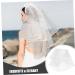 TOVINANNA Pearl Headband Veil Headbands for Women Veil Headpiece Veil Headband Mesh Wedding Veil Headband for Bride Hair Accessories for Women Wedding Headbands Women Hair Accessories - Buy Online on GoSupps.com