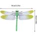 Fly Repeller Pendant | Dragonfly Shape Gnat Trapper Realistic Fly Trap Portable | Safe Harmless Gnat Catcher Fly Repeller for Camping Fishing Climbing Outings Hiking - Buy Online on GoSupps.com