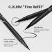 Waterproof Super Liner Semi Liquid Eyeliner Permanent Pencil Precise Line Black No Transfer Long Lasting - Matte - Easy Application - Intense Color Inside and Outside of the Eye - Buy Online on GoSupps.com