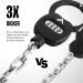 Secure Your E Scooter with Castle Anti-Theft Set | 3x Thicker Chain & GPS Warning Sticker - Buy Online on GoSupps.com