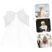 minkissy 1pc Small Bow Veil Kids Hair Accessories for Girls Tiaras for Girls Wedding Hair Bow Veils for Brides Baby Hair Bows Pearl Headpiece Hair Supply Orchid Child Cloth Bow Tie - Buy Online on GoSupps.com
