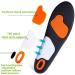 Orthotic Arch Support Insoles for Men- Women - Sports - Work Boots - Orange (Size 8-13) - Buy Online on GoSupps.com