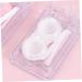 Solustrie 4-Piece Mini Container for Colored Contact Lenses - Eye Lens Storage with Halter Mirror & Cleaning Case - Buy Online on GoSupps.com