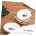 Zerodeko 8 Pcs Hand-Painted Saucer Flavor Seasoning Plate Simple Dish Ceramic Dipping Plate Tea Bag Butter Ketchup Dish Vinegar Dish Sauce Bowl White Dipping Vegetables Fresh Ceramics 9.5X9.5X2.5CMx4pcs Whitex4pcs - Buy Online on GoSupps.com