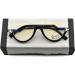 KDOQ Semi Rimless Blue Light Blocking Glasses for Women - Rhinestone Anti Eyestrain UV Protection Computer Glasses - Stylish & Comfortable Black Frames - Buy Online on GoSupps.com
