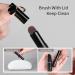 MSQ Reusable Lip Smudge Brush - Professional Portable Lip Brush for Lipstick and Lip Balm - Flat Makeup Tool with Cover - Pure Black - Buy Online on GoSupps.com