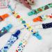 8pcs Baby Pacifier Chain Dummy Clip Set for Boys - Pacifier Holders with Plastic Clasp for Teething Toys - Fits All Dummies & Soothers - Buy Online on GoSupps.com